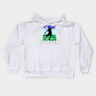 Soccer atacker Kids Hoodie